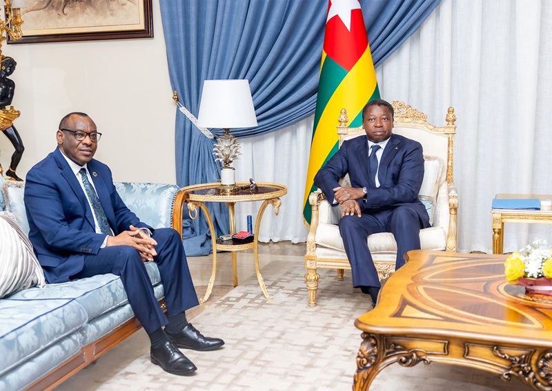 Le Président du Conseil, Faure Essozimna Gnassingbé s’est entretenu ce 12 mai 2025 avec le Secrétaire exécutif de la Commission économique des Nations unies pour l’Afrique (CEA).
