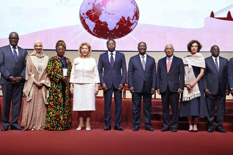 Le Président du Conseil, Faure Essozimna Gnassingbé a assisté ce 22 mai 2025 à Abidjan en Côte d’Ivoire, à la cérémonie solennelle de remise du Prix Félix Houphouët-Boigny-UNESCO pour la Recherche de la Paix 2024, en qualité d’Invité d’honneur, aux côtés du Président Alassane Ouattara de la Côte d’Ivoire et de Madame Audrey Azoulay, Directrice générale de l’UNESCO et bien d’autres personnalités engagées dans la lutte pour la promotion de la paix.