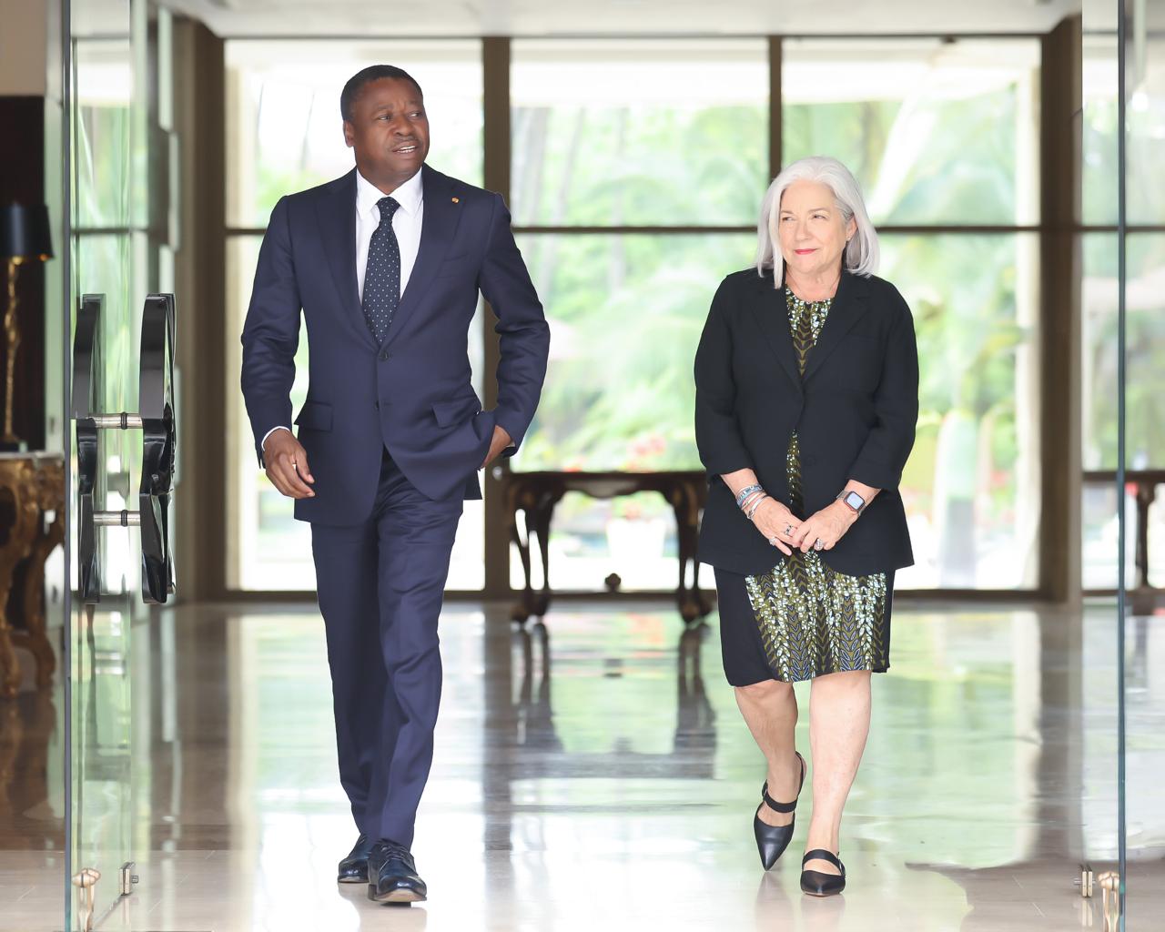 Le Président du Conseil, Faure Essozimna Gnassingbé a reçu ce 04 juillet 2025, une délégation du Haut-Commissariat des Nations unies pour les réfugiés (UNHCR) conduite par Madame Barrie Freeman, Représentante-résidente spéciale adjointe du Secrétaire général des Nations unies pour l’Afrique de l’ouest et le Sahel