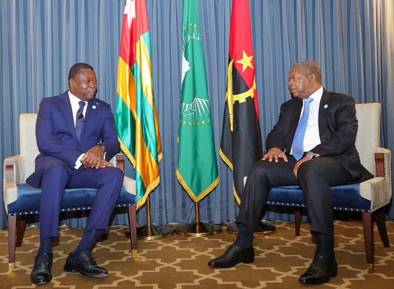 Le Président du Conseil, Faure Essozimna Gnassingbé a eu, ce 21 juin 2025 à Yokohama au Japon, une séance de travail avec le chef de l’Etat de l’Angola, João Lourenço, Président en exercice de la Conférence des chefs d’Etat et de gouvernement de l’Union africaine (UA).