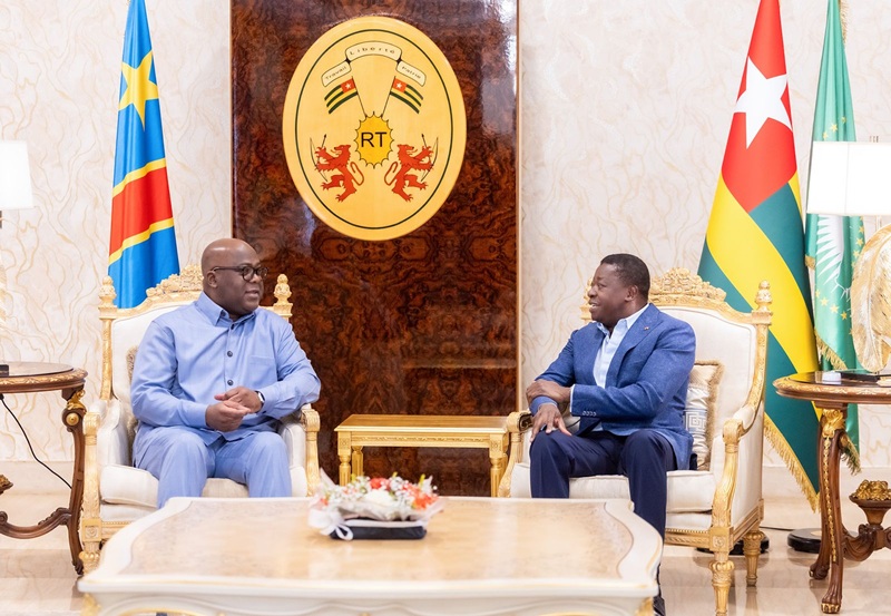 Le Président de la République Démocratique du Congo (RDC), Antoine Tshisekedi-Tshilombo, a effectué ce lundi 12 janvier 2026, une visite d’amitié et de travail à Lomé.