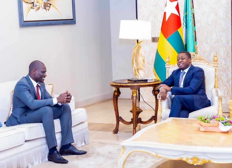 Le Président du Conseil, Faure Essozimna Gnassingbé a accordé ce 21 mai 2026 une audience au ministre tchadien du Commerce et de l’Industrie en visite de travail à Lomé dans le cadre de la troisième édition du forum Biashara Africa.