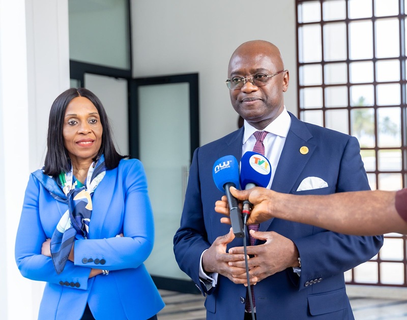 Le Président du Conseil, Faure Essozimna Gnassingbé, s’est entretenu ce 18 mai 2026 avec le Président du Conseil d'administration d'Afreximbank, Dr George Elombi.