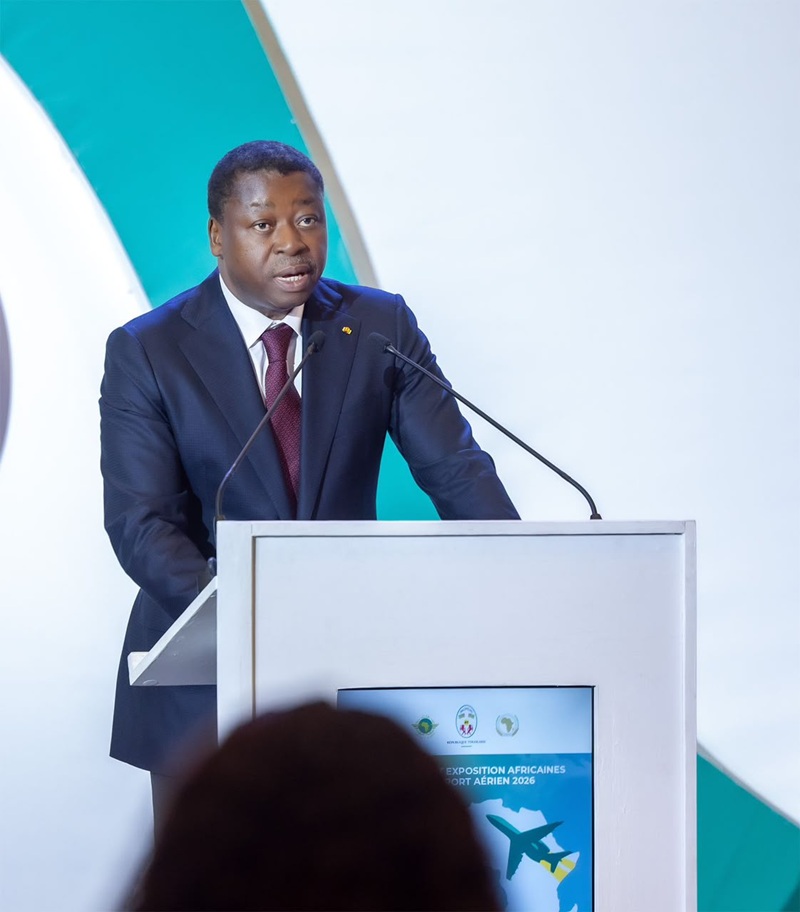 Le Président du Conseil, Faure Essozimna Gnassingbé, Champion du Marché unique du transport aérien africain (MUTAA), a présidé ce lundi 15 juin 2026 à Lomé la cérémonie d’ouverture des travaux de la première Convention et Exposition africaines du transport aérien 2026.