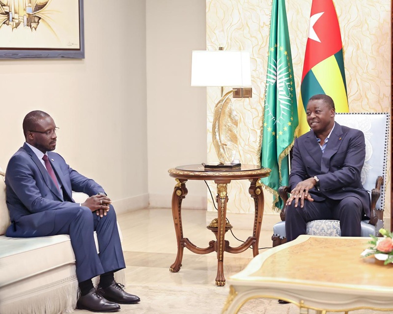 Le Président du Conseil, Faure Essozimna Gnassingbé, président en exercice de la Conférence des chefs d'État et de gouvernement de l'Organisation pour l'harmonisation en Afrique du droit des affaires (OHADA), s’est entretenu, ce mardi 28 juillet 2026 à Lomé, avec une délégation de l'Organisation conduite par son Secrétaire permanent, le Professeur Mayatta Ndiaye Mbaye.