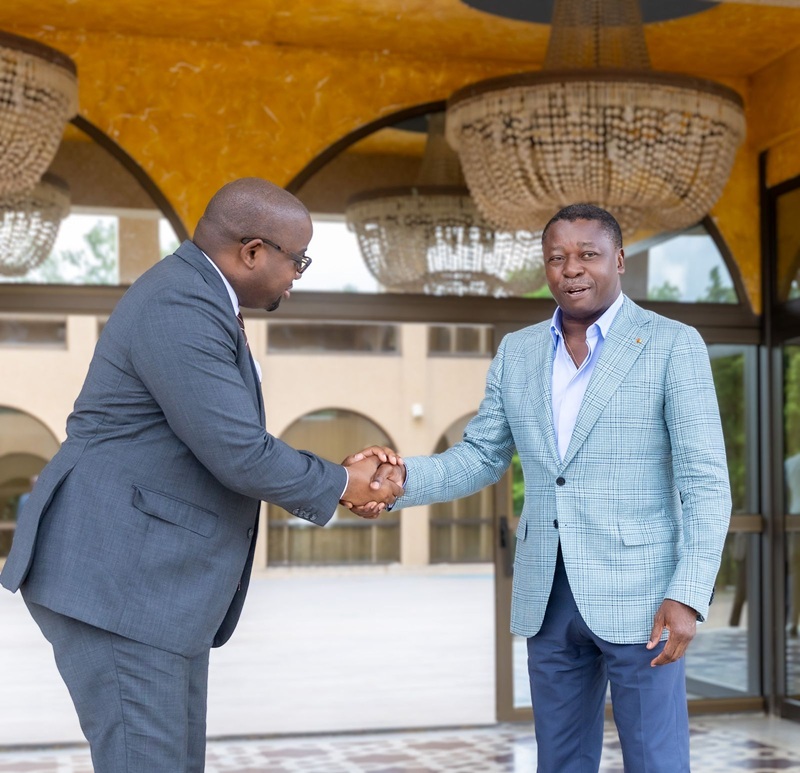 Le Président du Conseil, Faure Essozimna Gnassingbé s'est entretenu ce 14 juillet 2026 à Pya dans la Kozah avec le ministre de l'Intégration régionale de la République démocratique du Congo (RDC).